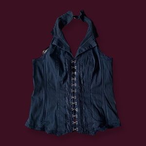 TRIPP NYC HALTER CORSET TOP